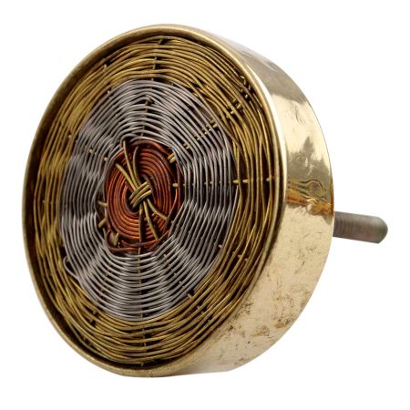 Golden Round Wire Cabinet Knobs 